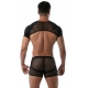 Crop Harness Circuit Mesh Black