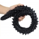 Dildo duplo Scolop M 50 x 4cm Preto