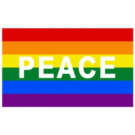 Bandera Arco Iris de la Paz 90 x 150cm