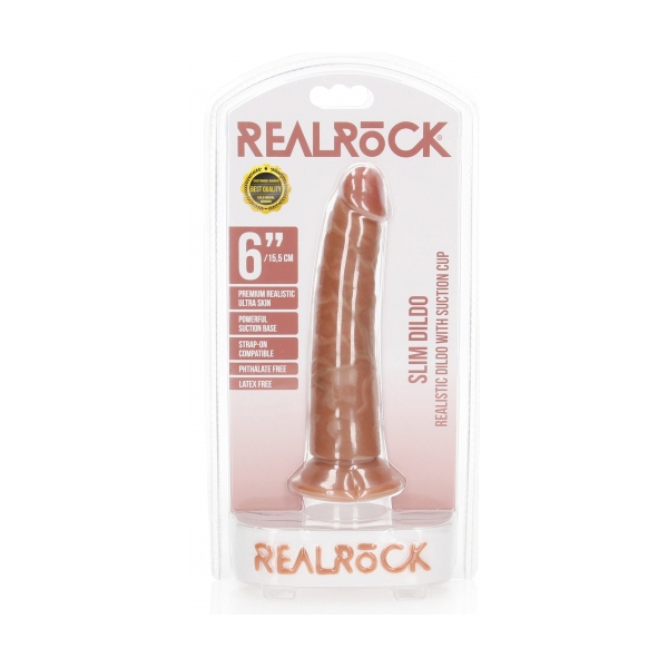 Slim Dildo 15.5 x 3.8cm Latino realistic dildo