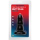 Butt Plug Triple 11 x 4,5 cm Preto