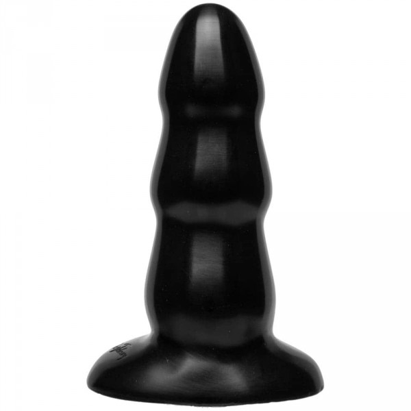 Butt Plug Triple 11 x 4.5 cm Schwarz