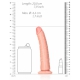 Slim Realistic Dildo with Suction Cup - 7''/ 18 cm