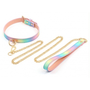 SM Fantasy Collar Sm Laser Rosa