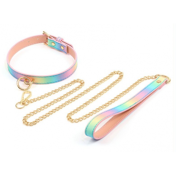 Collar Sm Laser Rosa