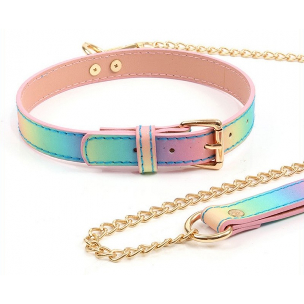 Collar Sm Laser Rosa