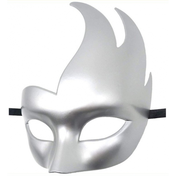Flamy-Maske Silber
