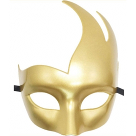 KinkHarness Golden Flamy Mask