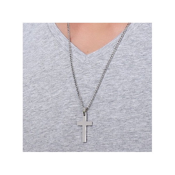 CROSS Pendant with Silver Chain