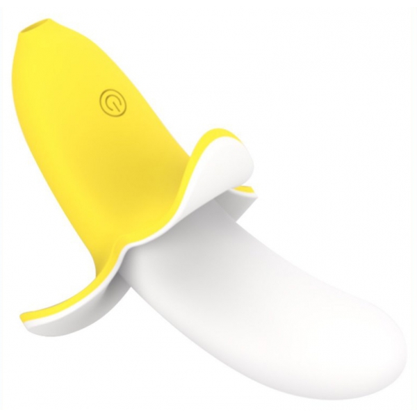 Dildo vibrante Hola Banana 8 x 3 cm