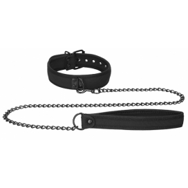 Ouch Puppy Neoprene Collar Black