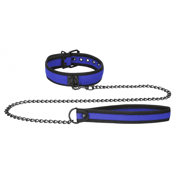 Ouch Puppy Neopren Halsband Blau