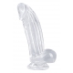 Transparante dildo Kolk S 12 x 3,5cm