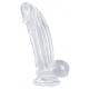 Transparent dildo Kolk M 14 x 4.5cm