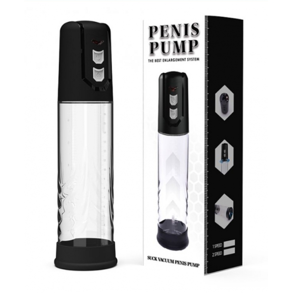 Automatische Penispomp Hulp bij Erectie 17 x 6cm