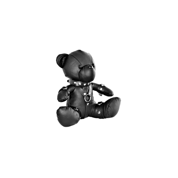 Urso de couro Bendy The Bdsm Teddy Bear Preto