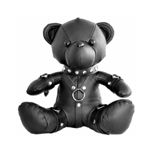 The Red Leren beer Bendy De Bdsm Teddybeer Zwart