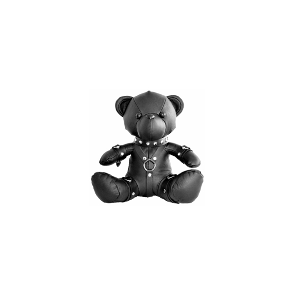 Urso de couro Bendy The Bdsm Teddy Bear Preto