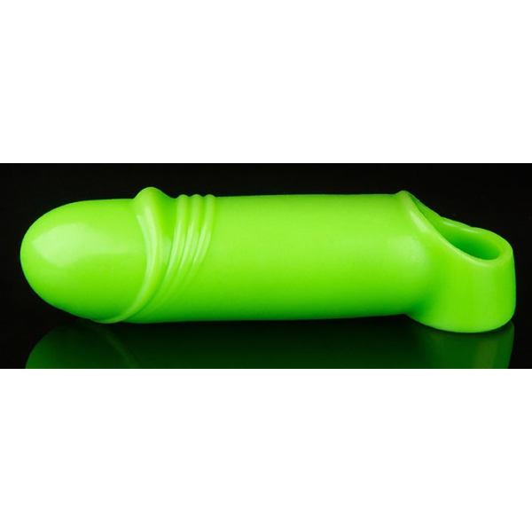 Funda para pene Smooth Thick Glow 12 x 4.2cm