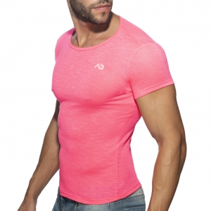 Addicted Thin Flame Pink T-shirt