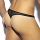 Black Plumetti Thong