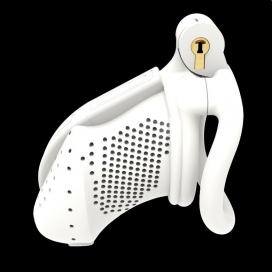 Maspia Chastity Cage 8 x 3,3cm Branco