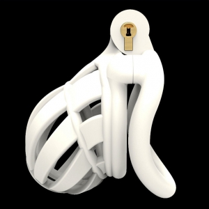 CockLock Biglea Gabbia di castità 6,5 x 3,6 cm Bianco