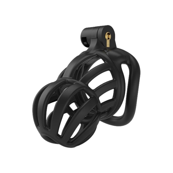 Narra Chastity Cage 8 x 3,6cm Preto