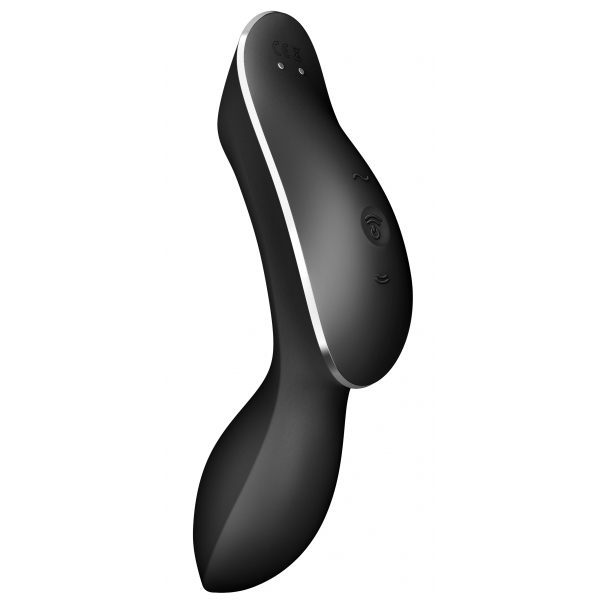 Curvy Trinity 2 Satisfyer Clitorisstimulator Zwart