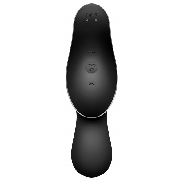 Curvy Trinity 2 Satisfyer Clitoral Stimulator Black