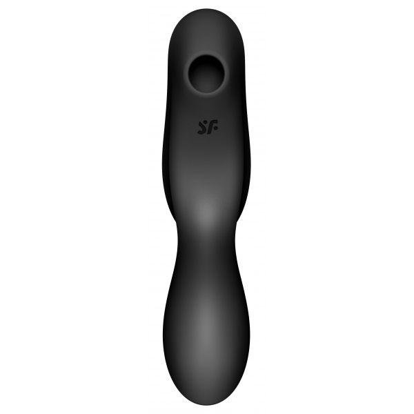 Curvy Trinity 2 Satisfyer Clitoral Stimulator Black