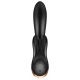 Vibro Rabbit connecté DOUBLE FLEX Satisfyer 20cm Noir