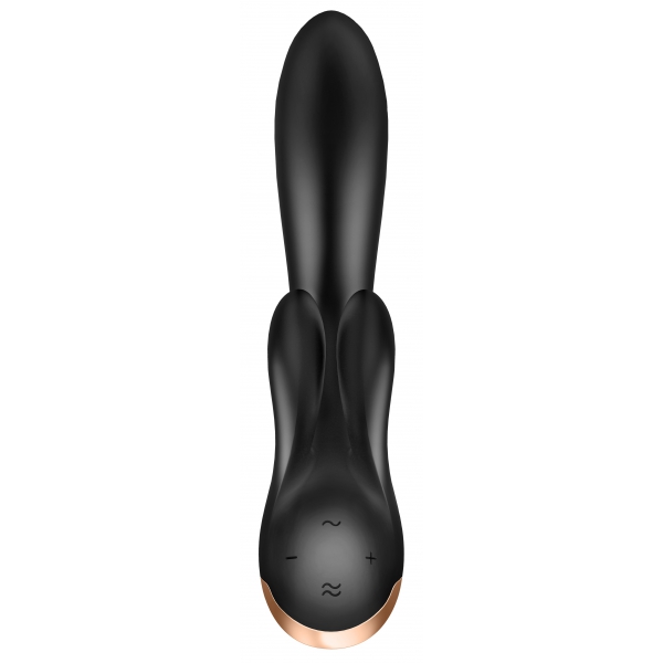 Vibro Rabbit connected Double Flex Satisfyer 20cm Black