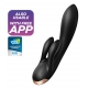 Vibro Rabbit Connected Double Flex Satisfyer 20cm Black