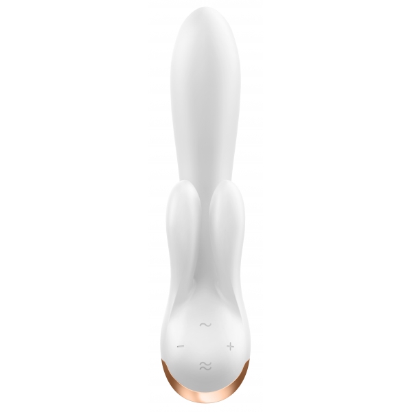 Vibro Rabbit Connected Double Flex Satisfyer 20cm Weiß