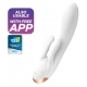 Vibro Rabbit Connected Doble Flex Satisfyer 20cm Blanco