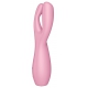 Stimolatore clitorideo Threesome 3 Satisfyer 14cm rosa