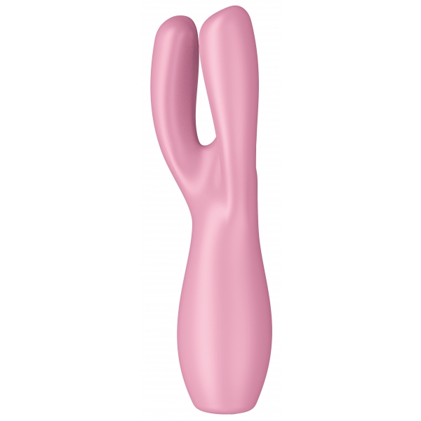 Estimulador de Clitoris 3 Satisfeitos 14cm Rosa