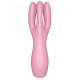 Estimulador de Clitoris 3 Satisfeitos 14cm Rosa