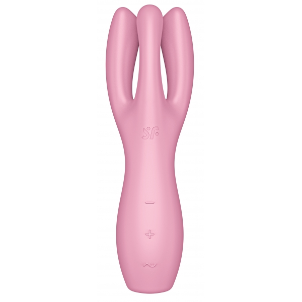 Threesome 3 Satisfyer Clitoral Stimulator 14cm Pink