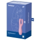 Estimulador de Clitoris 3 Satisfeitos 14cm Rosa