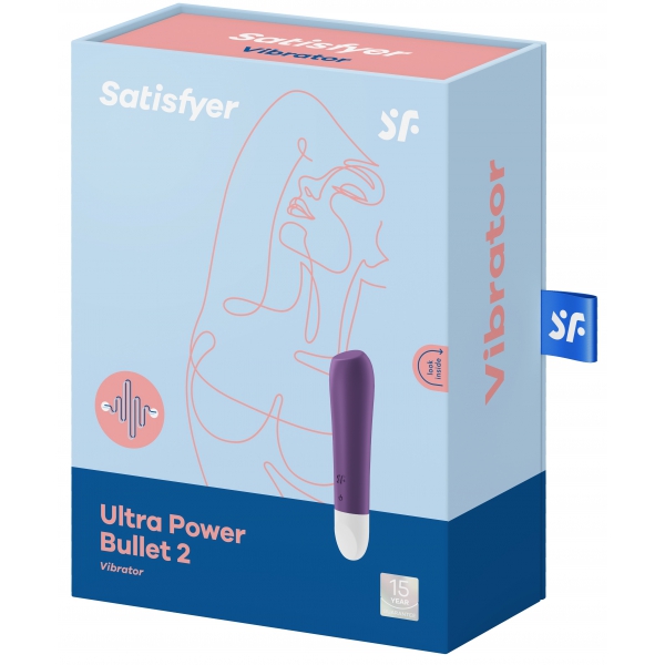 Ultra Power Klitoris-Stimulator Bullet 2 Satisfyer Violett