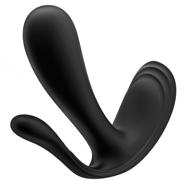 Top Secret+ Satisfyer Connected Stimulator 9 x 3cm Zwart