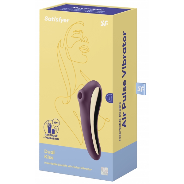 Estimulador de clítoris Dual Kiss Satisfyer