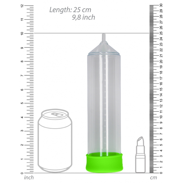 Phosphoreszierende Penispumpe Glow Pump 20 x 5.5cm