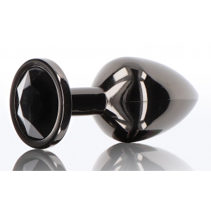 TABOOM Plug Bijou Anal Diamond Jewel L 8 x 4cm Negro