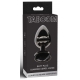 Plug Bijou Anal Diamond Jewel L 8 x 4cm Negro