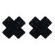 X Cover Taboom Zwart Zelfklevende Borstkompressen