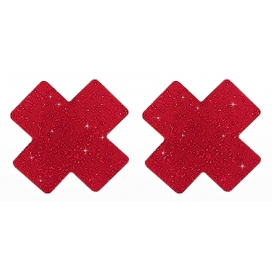 Cubrepechos adhesivos X Cover Taboom Rojo