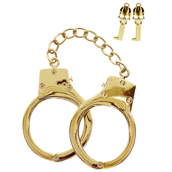 Gold Taboom Metal Handcuffs